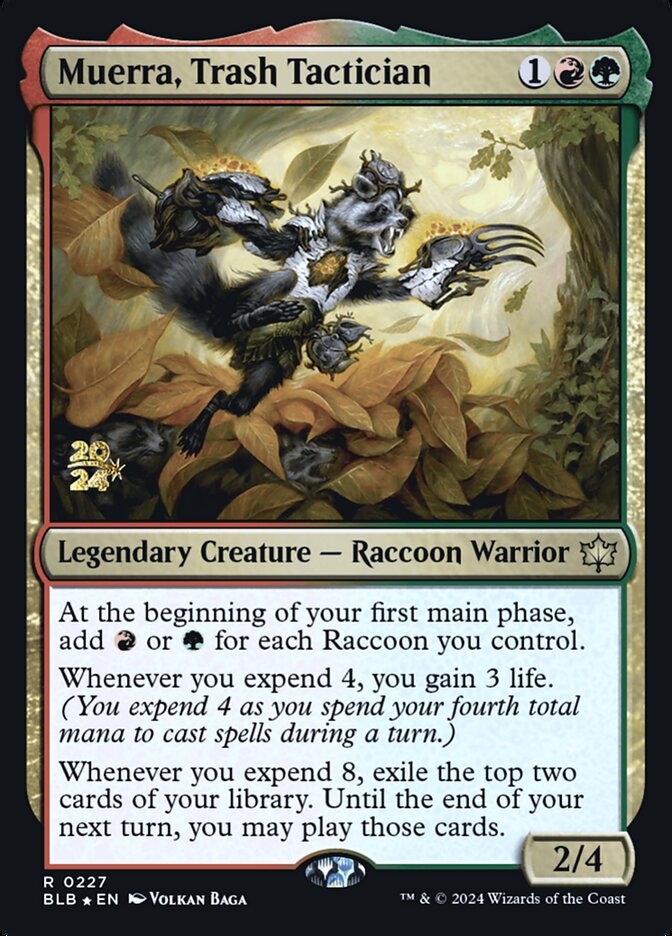 Muerra, Trash Tactician card front
