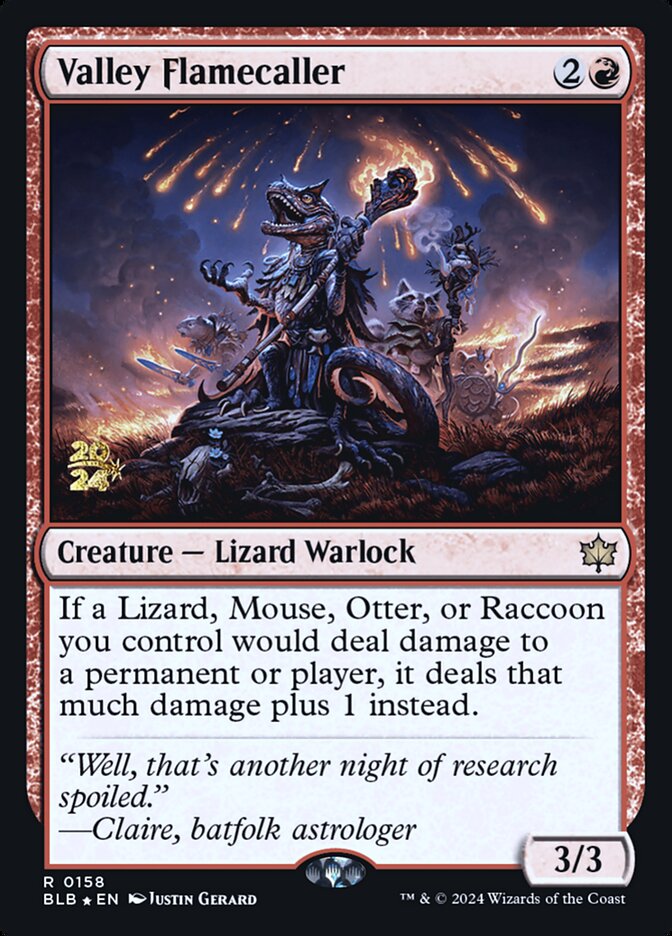 Valley Flamecaller card front