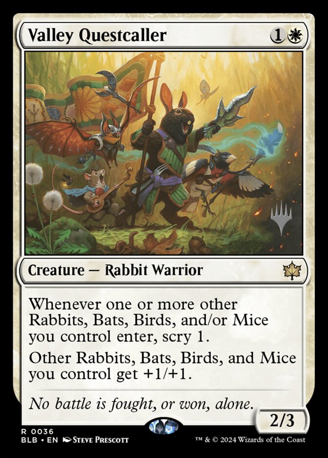 Valley Questcaller card front