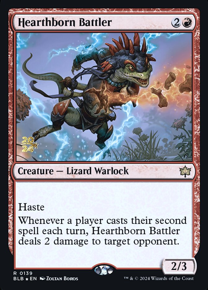 Hearthborn Battler card front