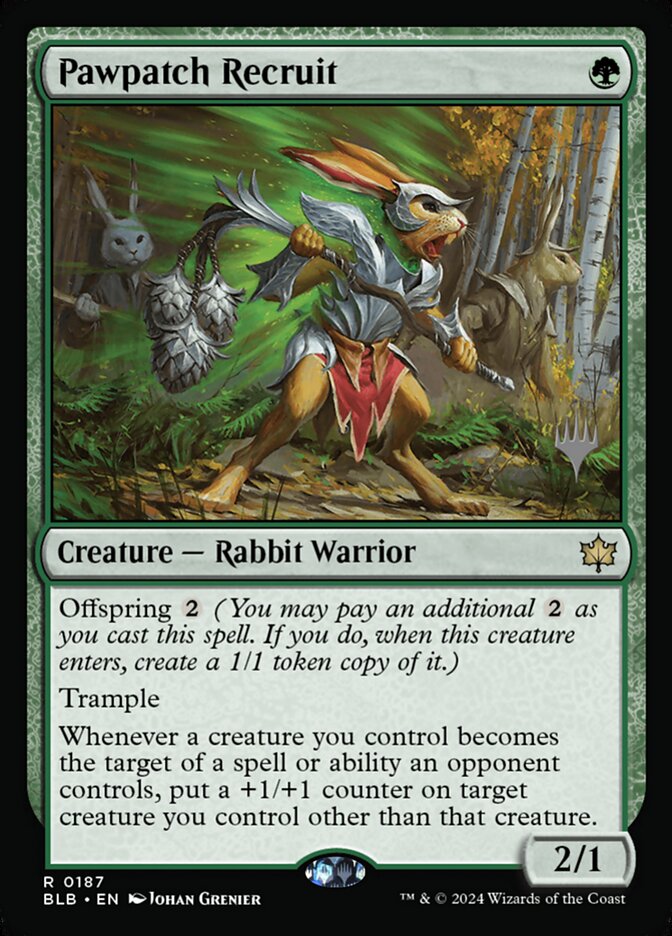 Pawpatch Recruit card front