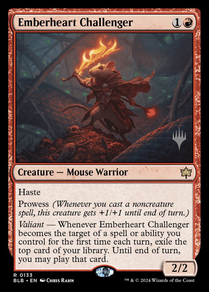 Emberheart Challenger card front