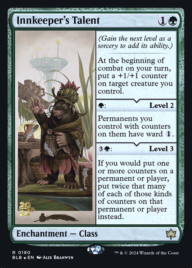 Innkeeper's Talent card front