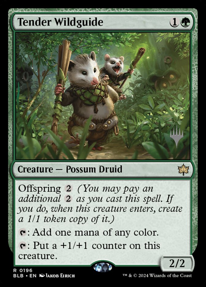 Tender Wildguide card front