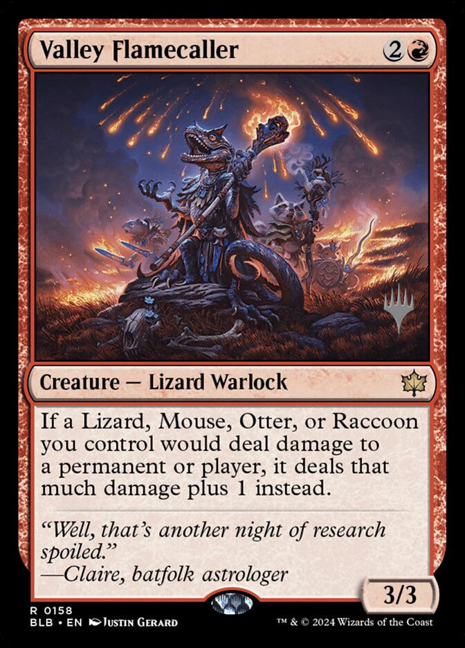 Valley Flamecaller card front