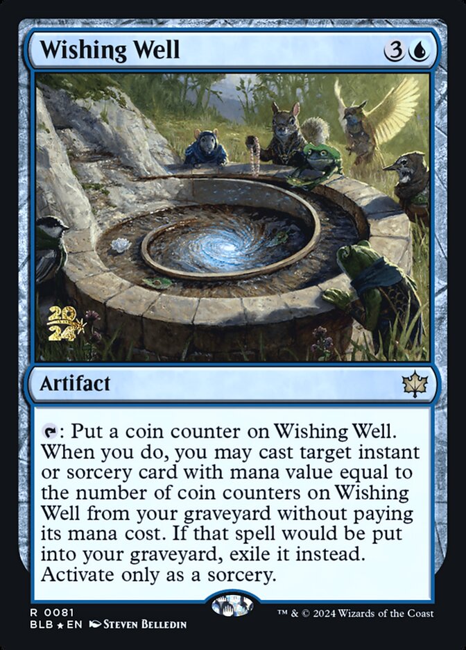 Wishing Well card front