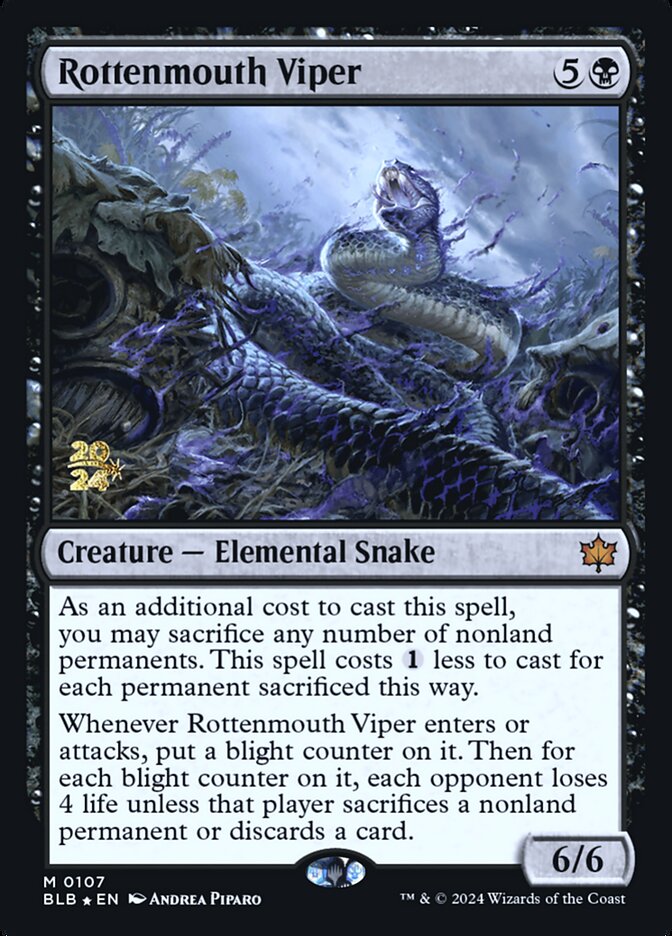 Rottenmouth Viper card front