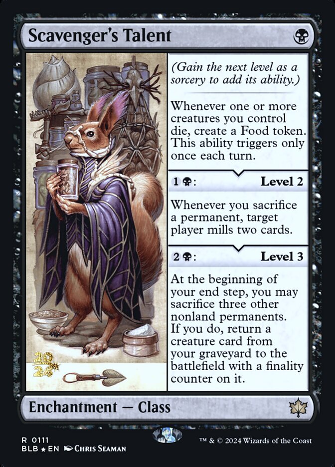 Scavenger's Talent card front