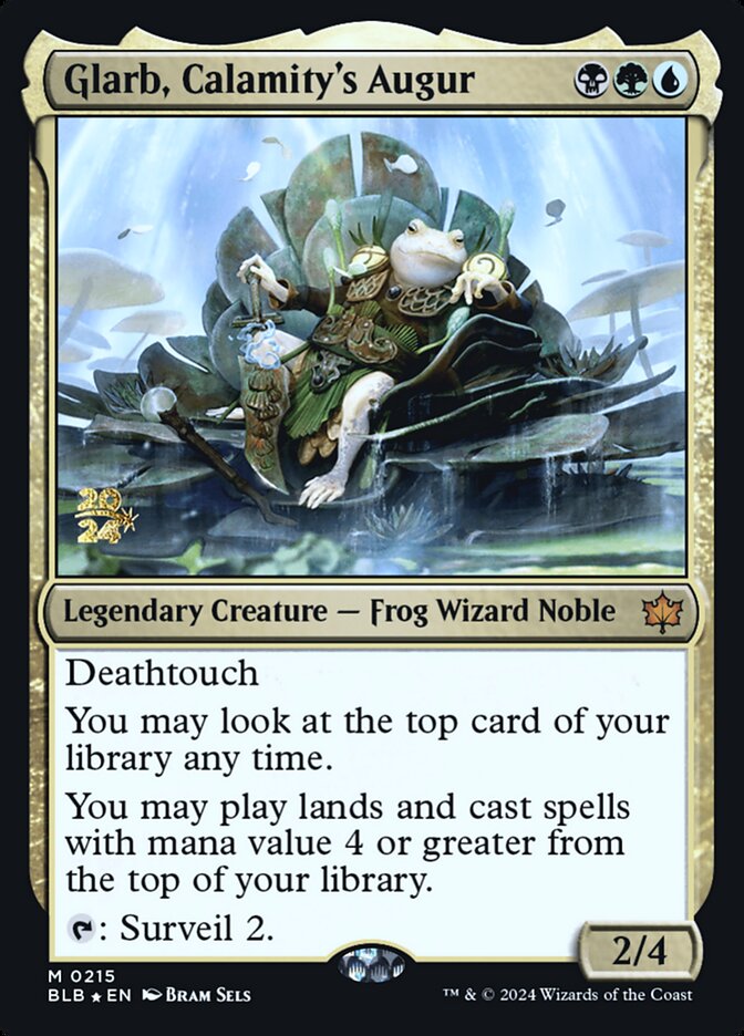 Glarb, Calamity's Augur card front