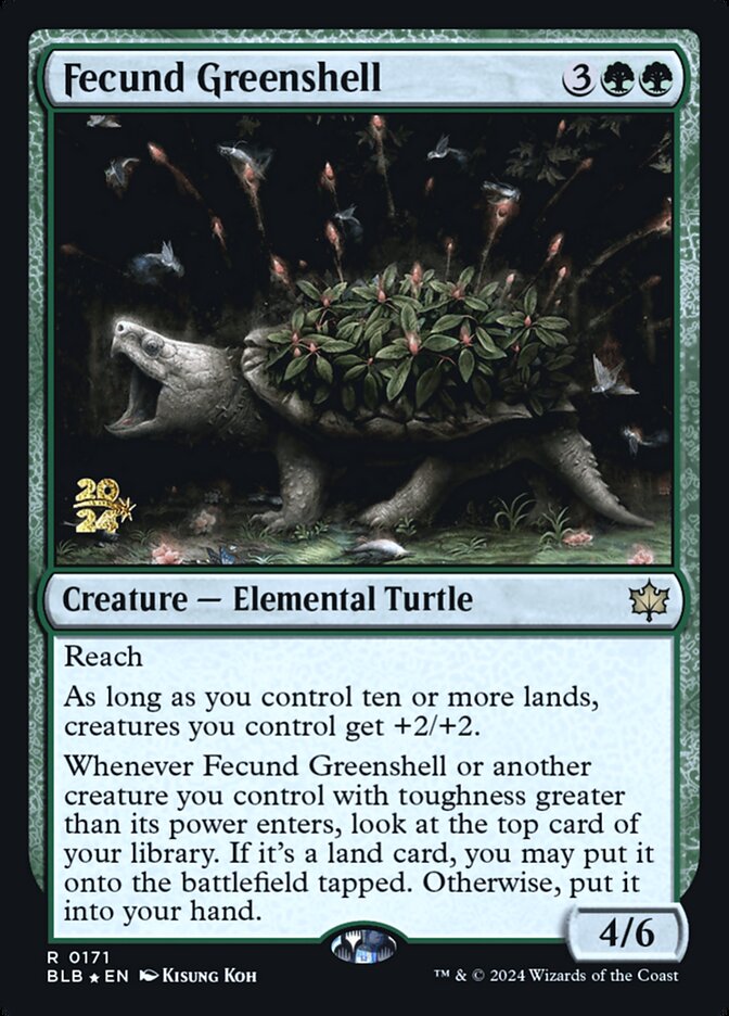Fecund Greenshell card front