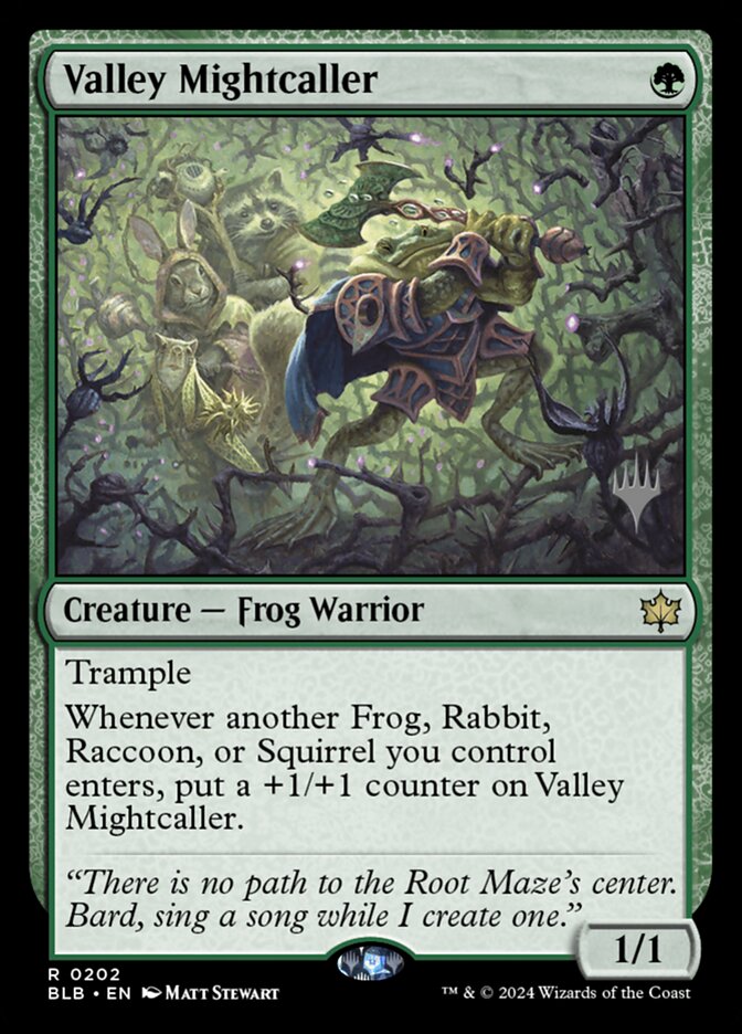 Valley Mightcaller card front