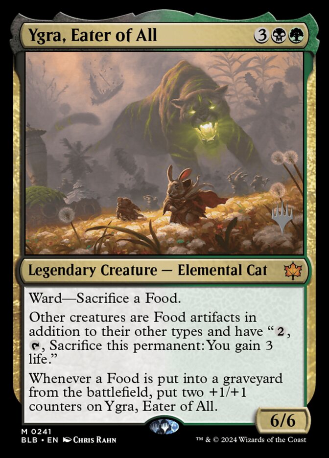 Ygra, Eater of All card front