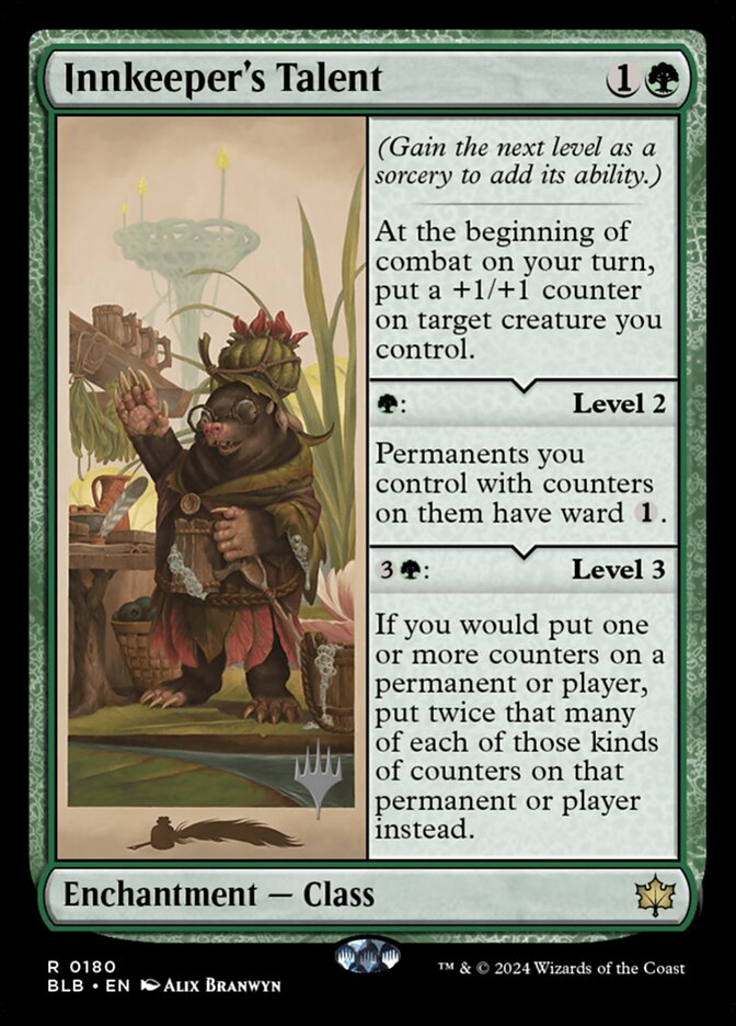 Innkeeper's Talent card front