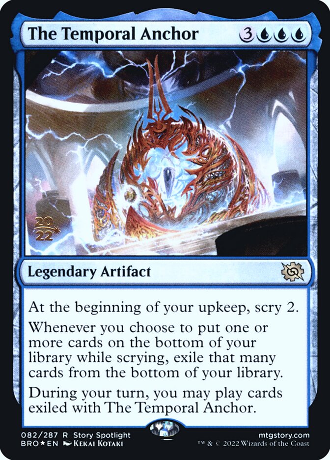 The Temporal Anchor card front