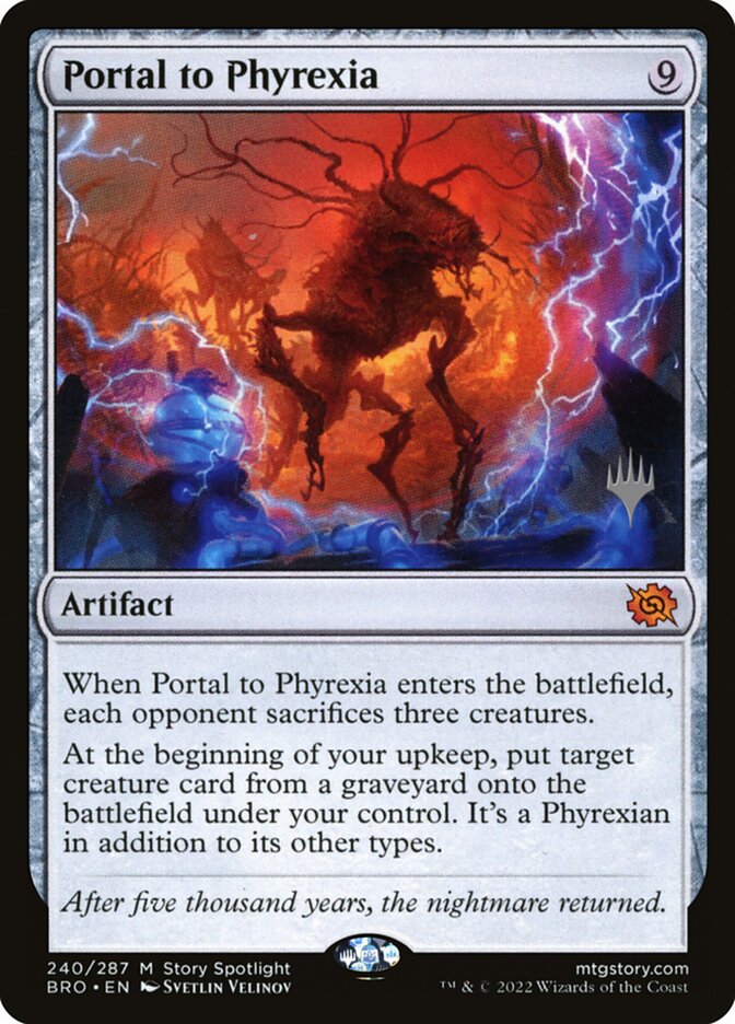 Portal to Phyrexia card front