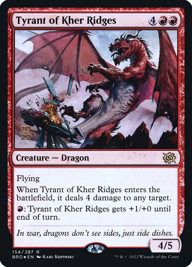 Tyrant of Kher Ridges card front
