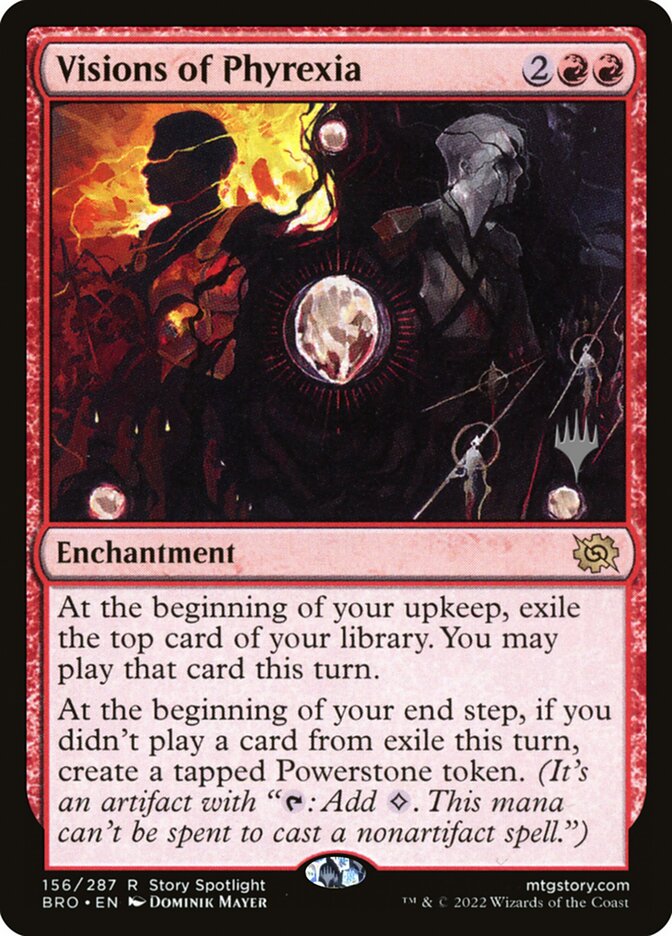 Visions of Phyrexia card front