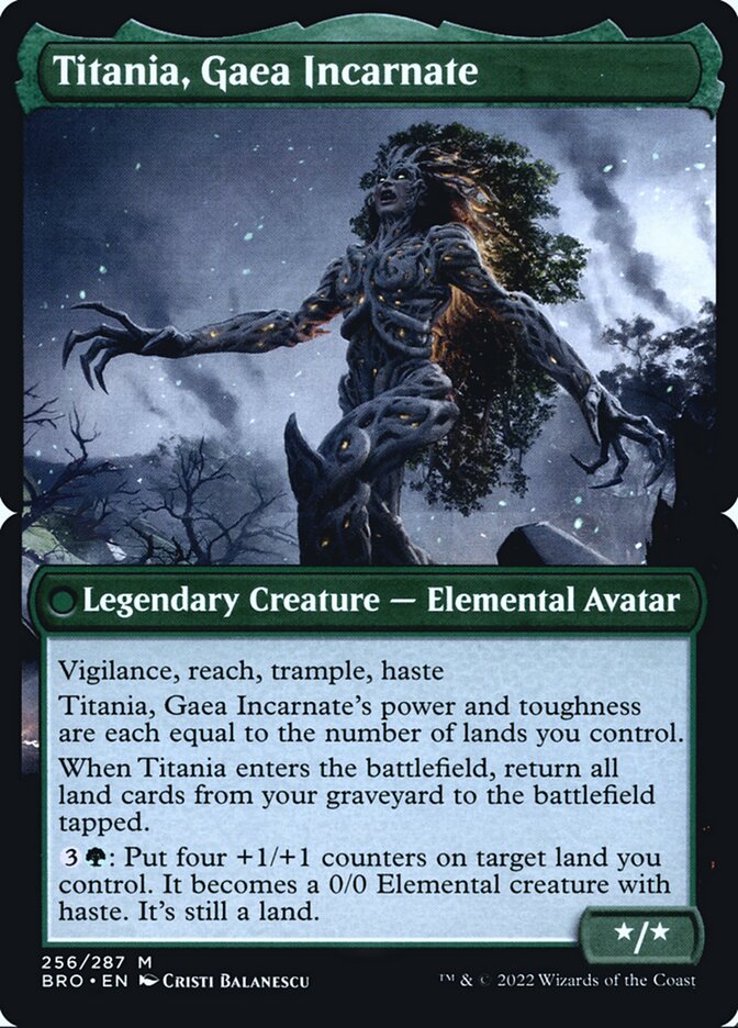 Titania, Gaea Incarnate card front