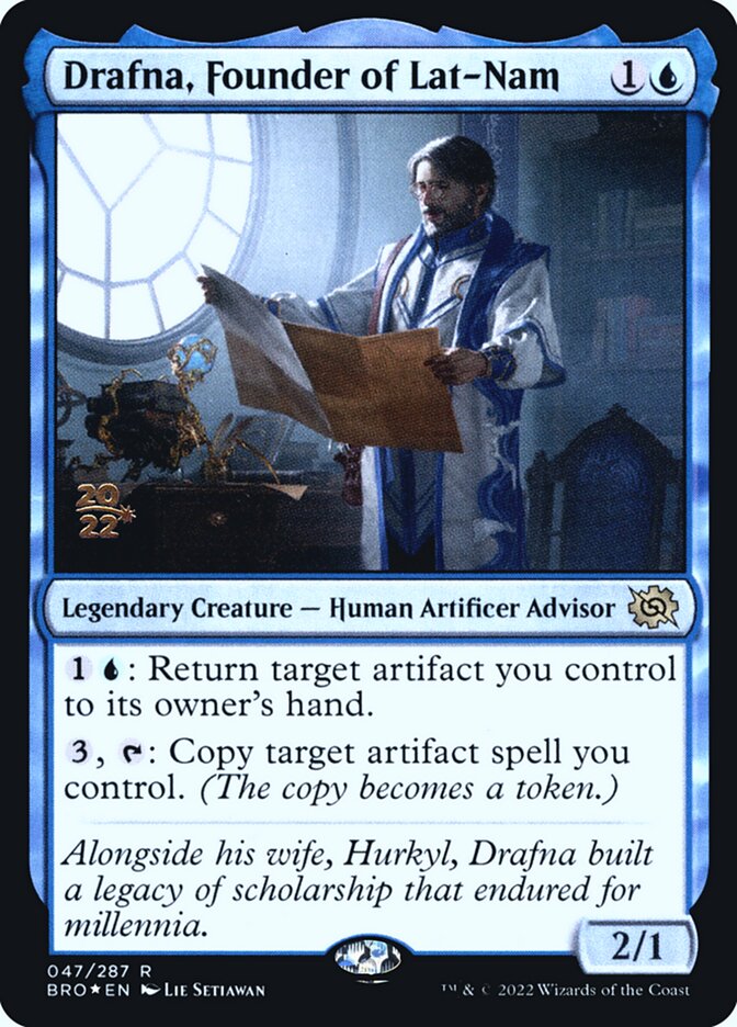 Drafna, Founder of Lat-Nam card front