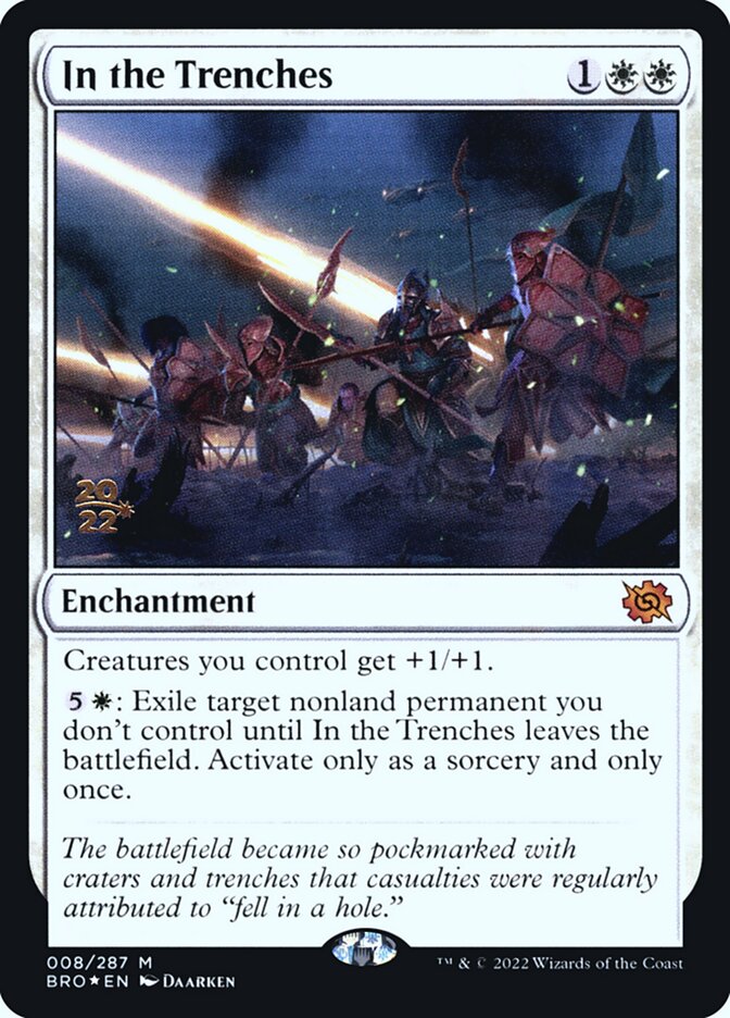 In the Trenches card front