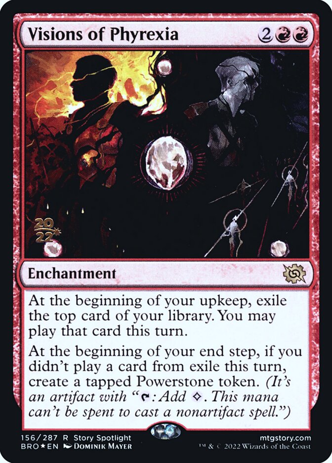 Visions of Phyrexia card front