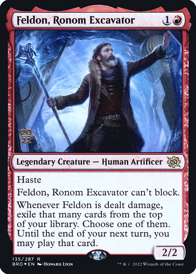 Feldon, Ronom Excavator card front