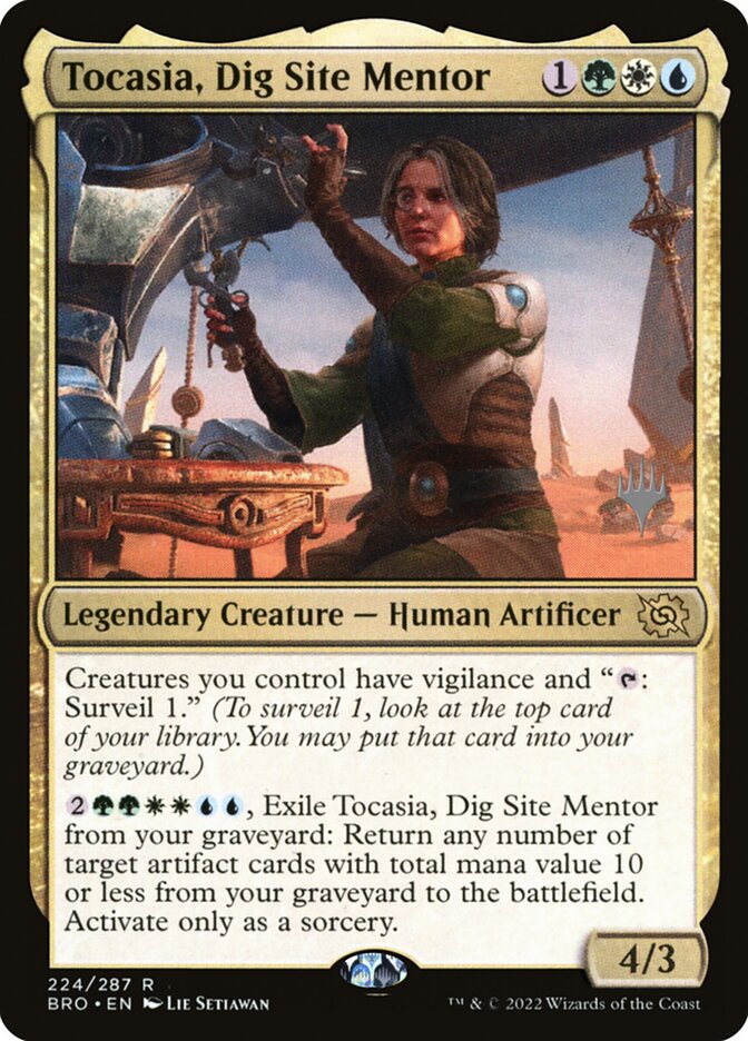 Tocasia, Dig Site Mentor card front