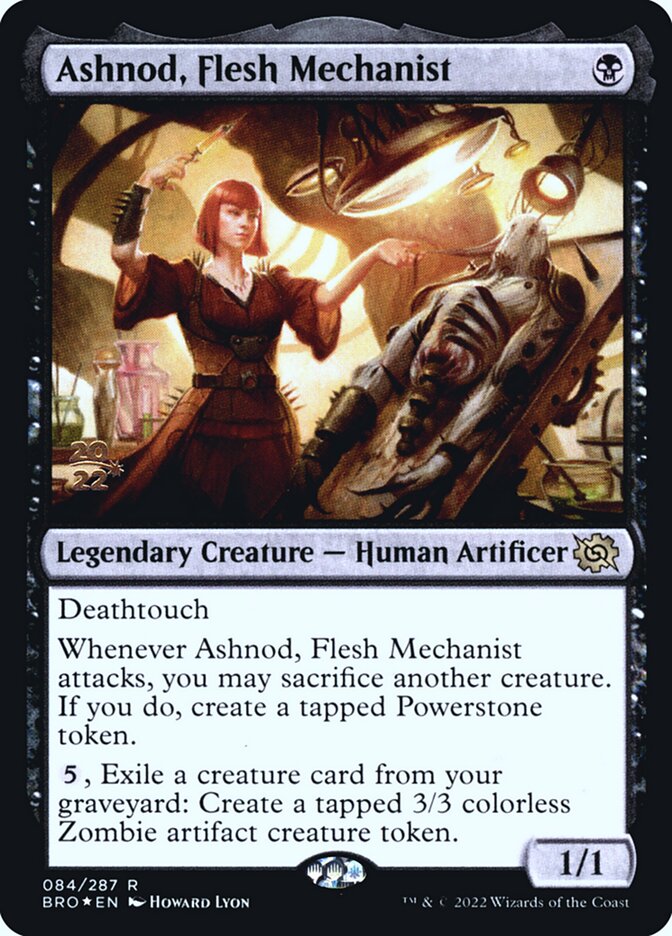 Ashnod, Flesh Mechanist card front