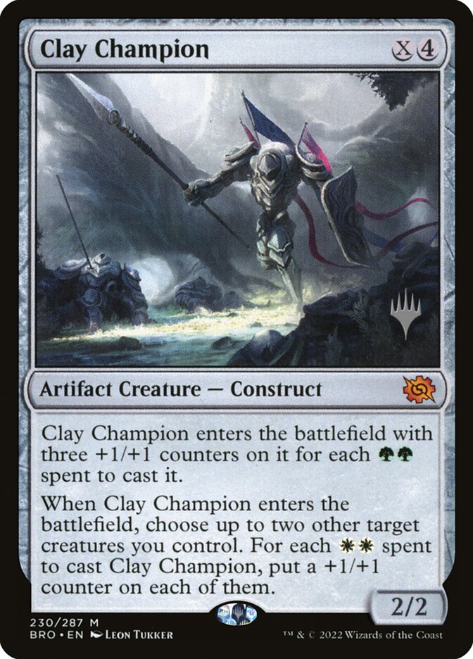 Clay Champion card front