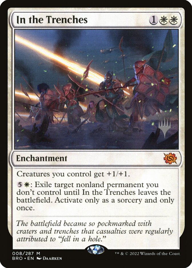 In the Trenches card front