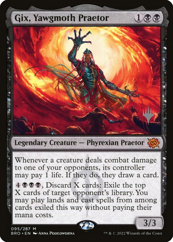 Gix, Yawgmoth Praetor card front