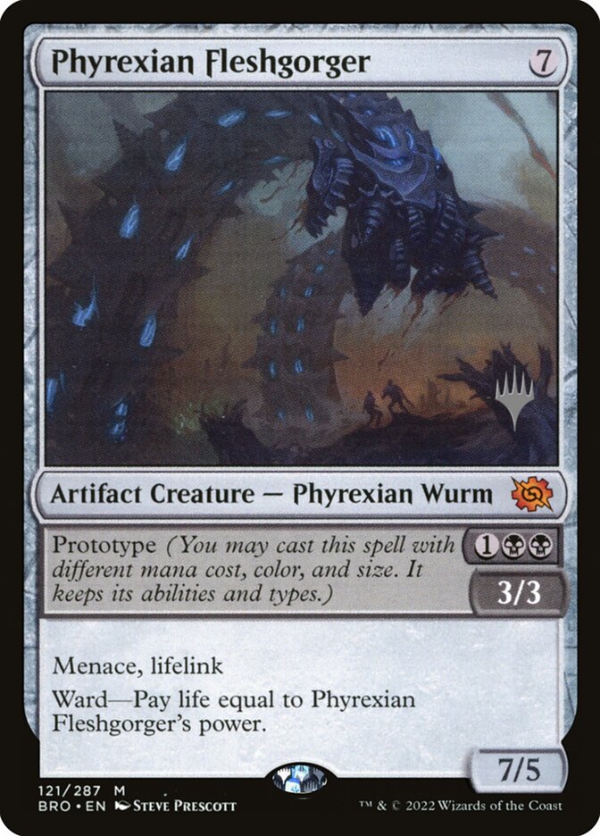 Phyrexian Fleshgorger card front