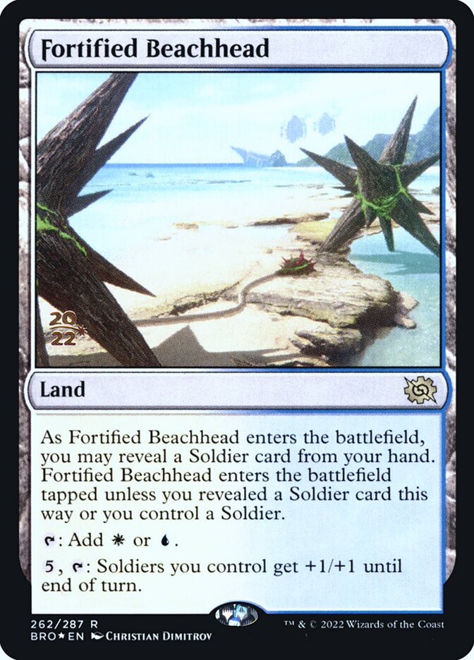 Fortified Beachhead card front