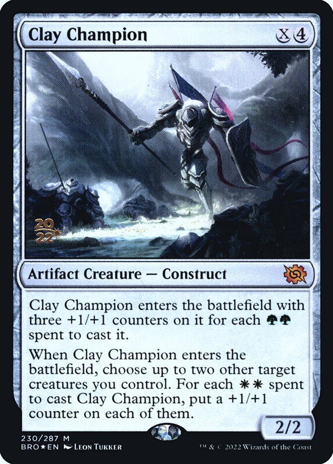 Clay Champion card front