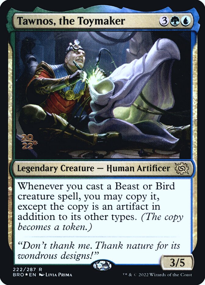 Tawnos, the Toymaker card front