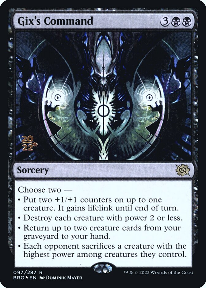 Gix's Command card front