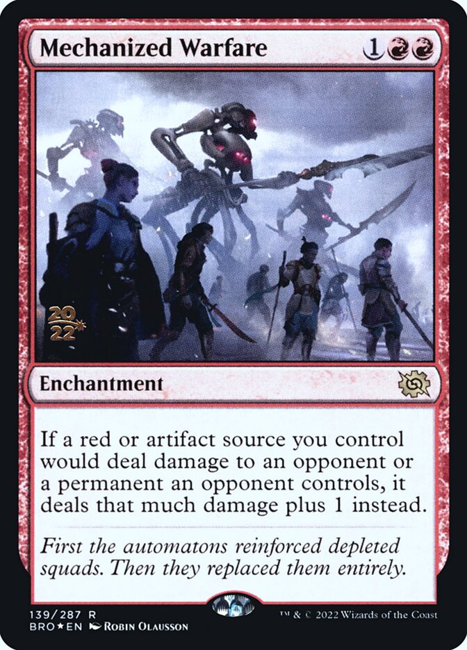 Mechanized Warfare card front