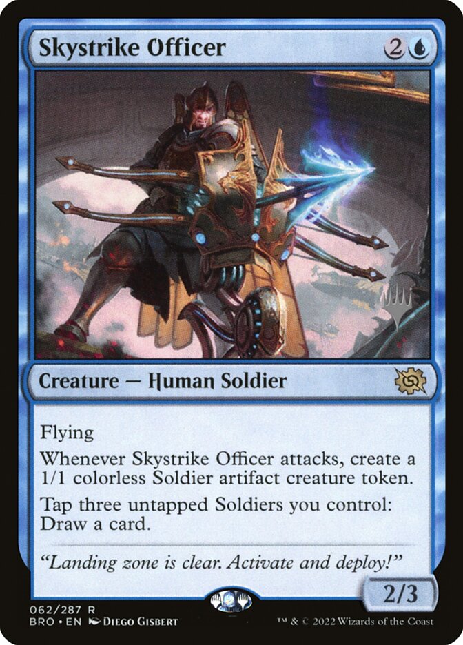 Skystrike Officer card front