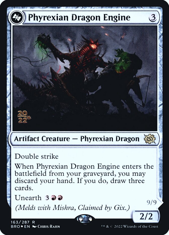 Phyrexian Dragon Engine card front