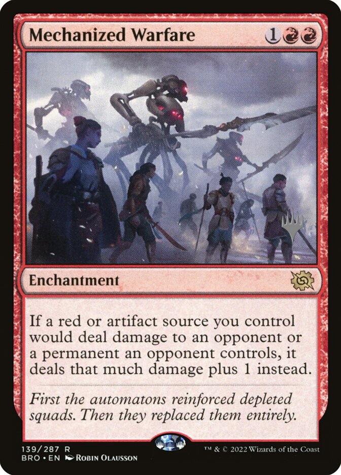 Mechanized Warfare card front