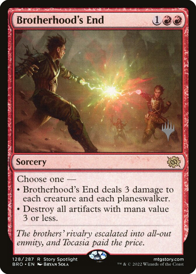 Brotherhood's End card front