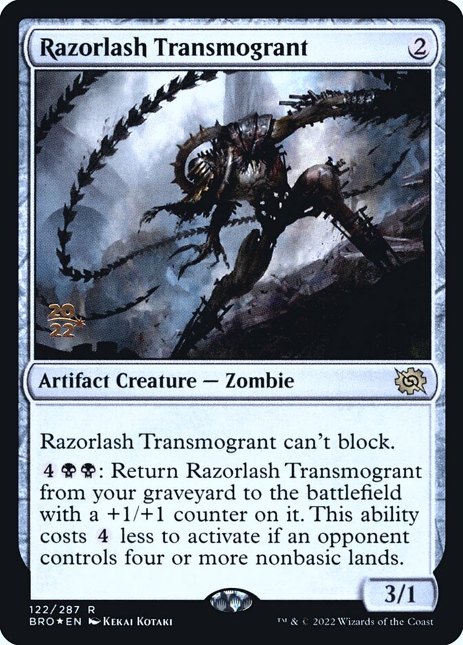 Razorlash Transmogrant card front