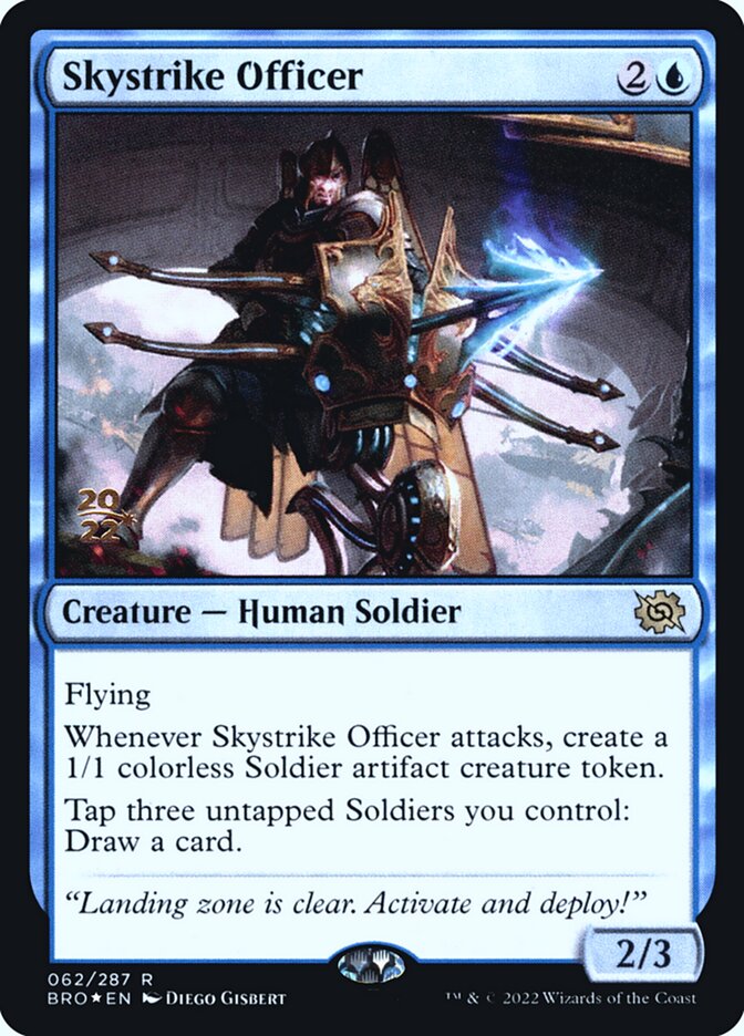 Skystrike Officer card front