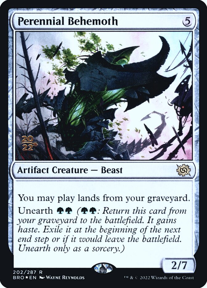 Perennial Behemoth card front