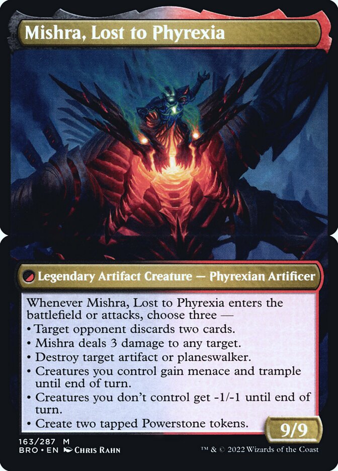 Mishra, Lost to Phyrexia card front