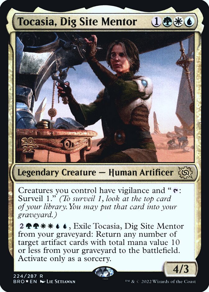 Tocasia, Dig Site Mentor card front