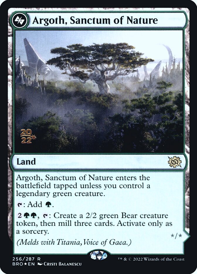 Argoth, Sanctum of Nature card front