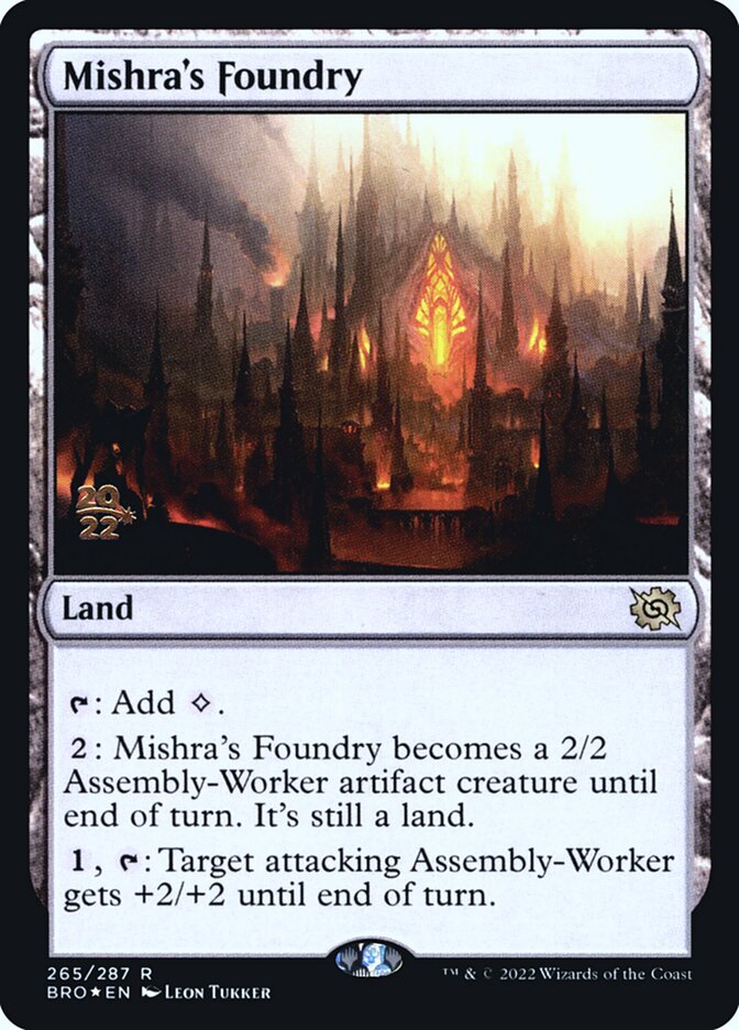 Mishra's Foundry card front