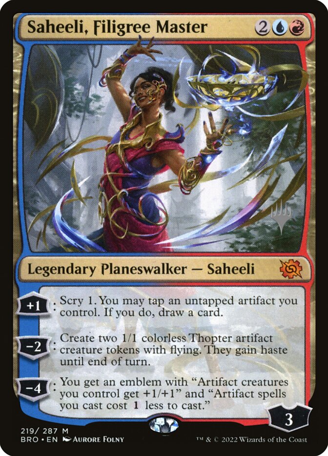 Saheeli, Filigree Master card front
