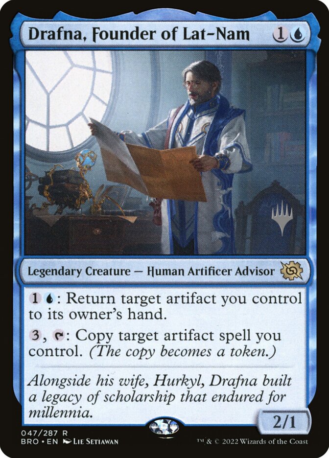 Drafna, Founder of Lat-Nam card front